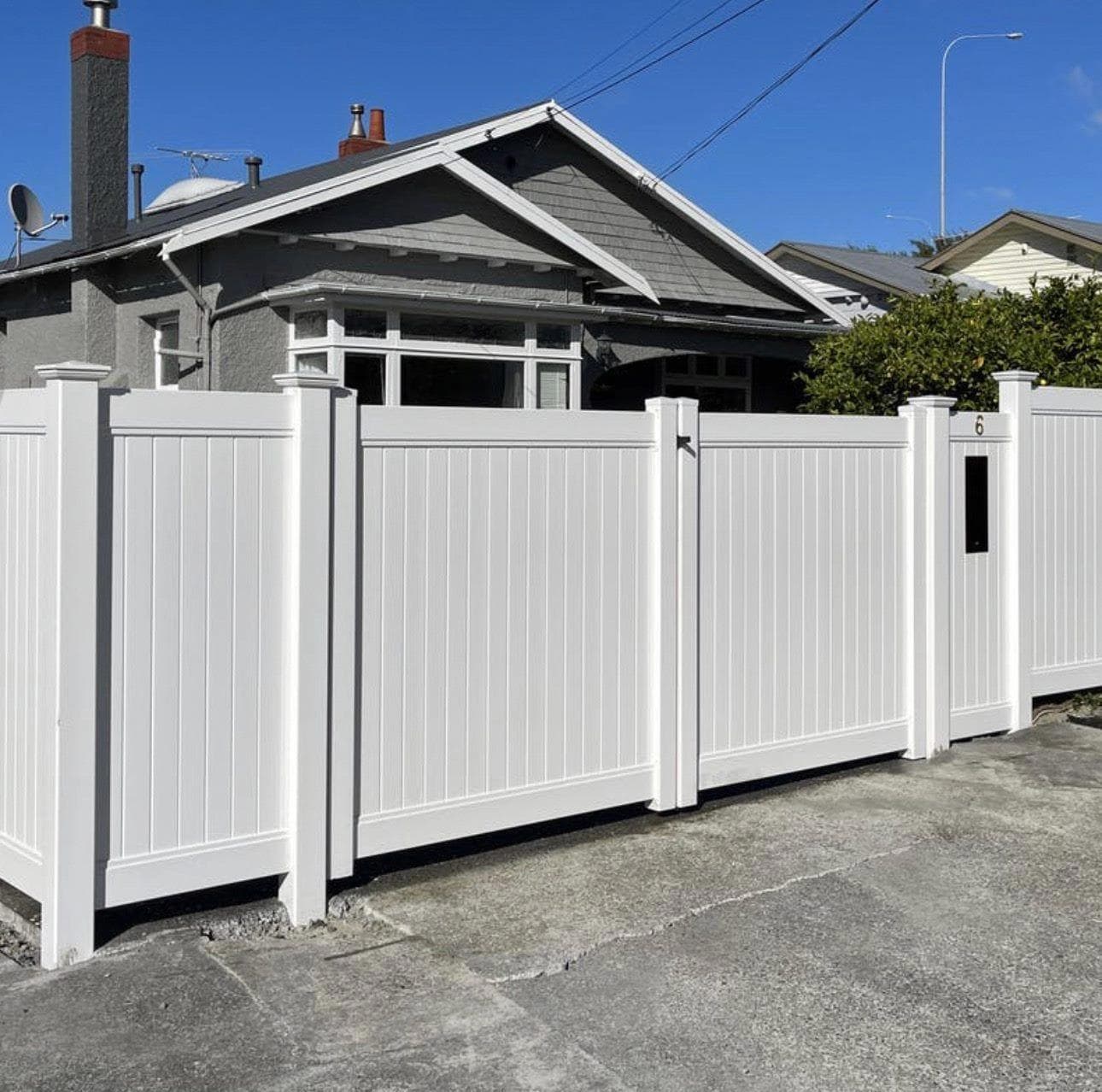 PVC Privacy Fence