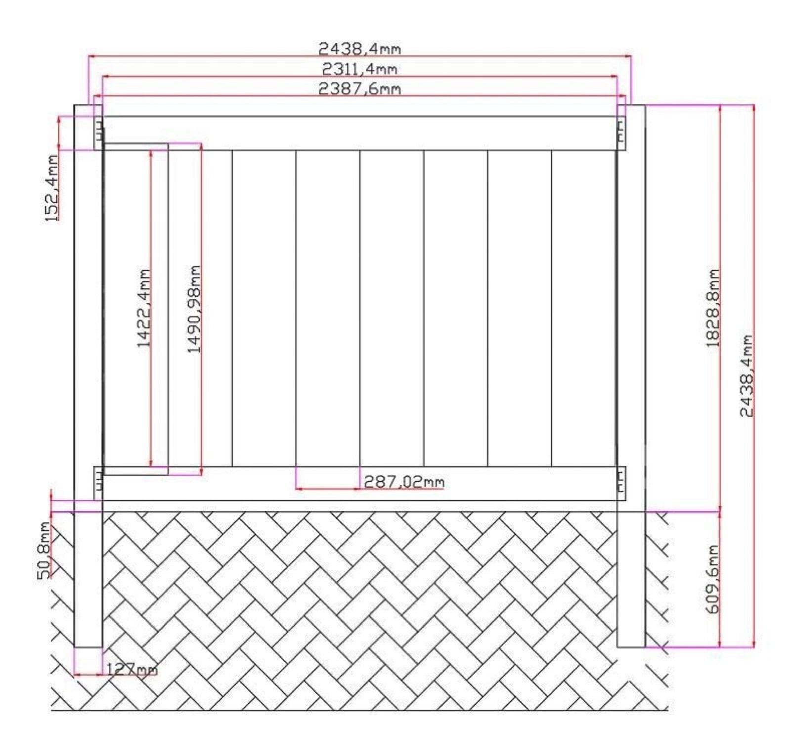 White PVC Privacy Fence image 6