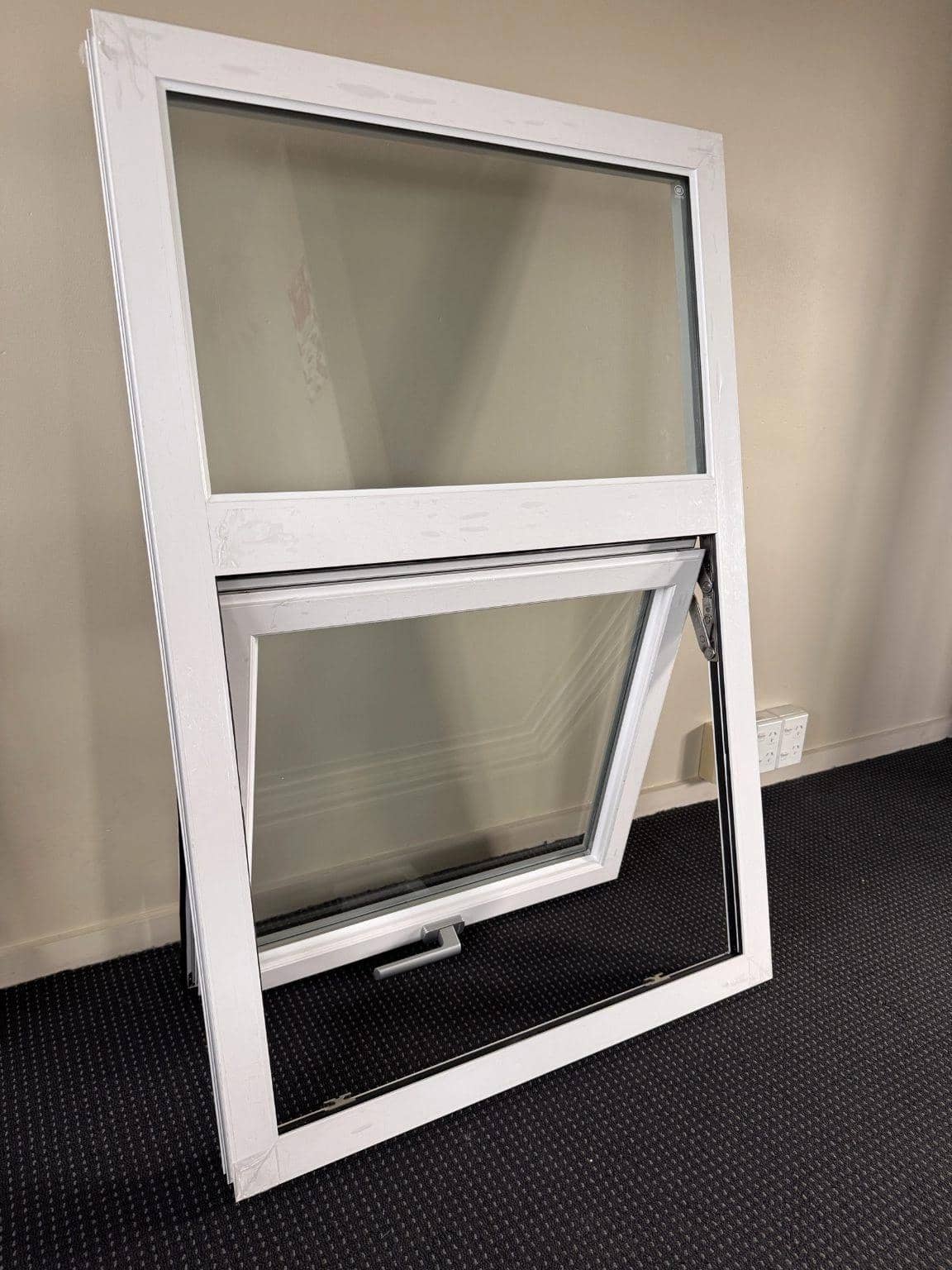 White Aluminium Top Hung Window image 2