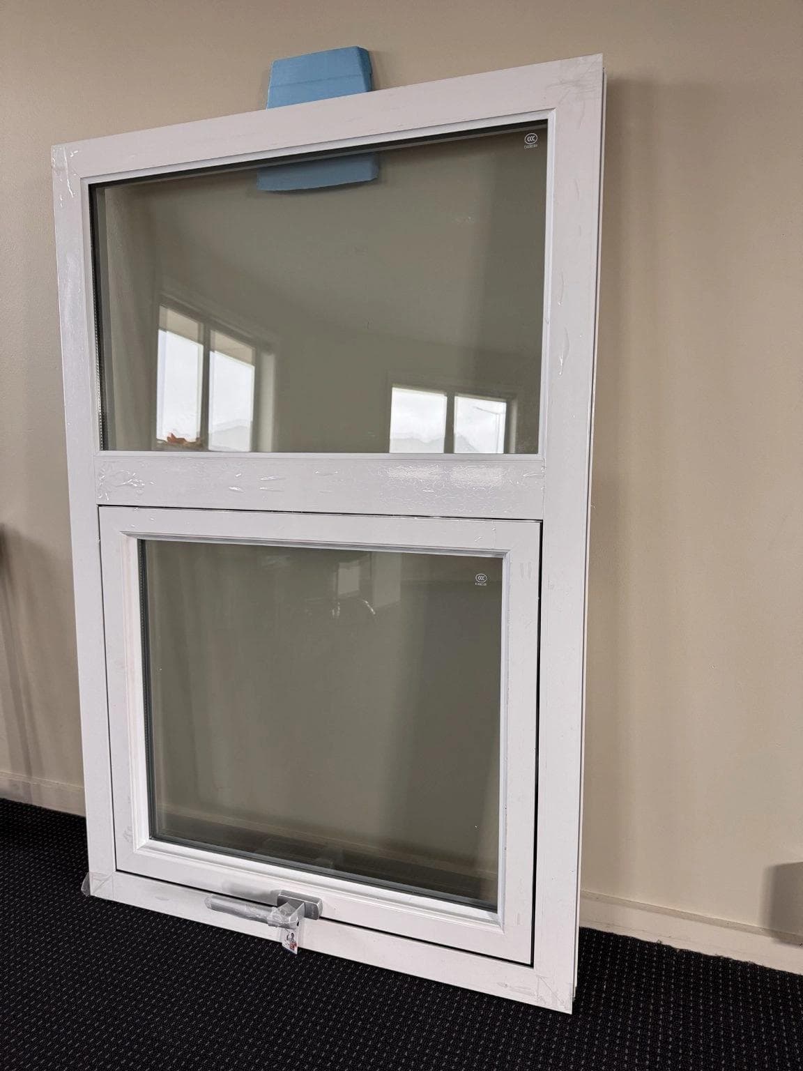 White Aluminium Top Hung Window image 1