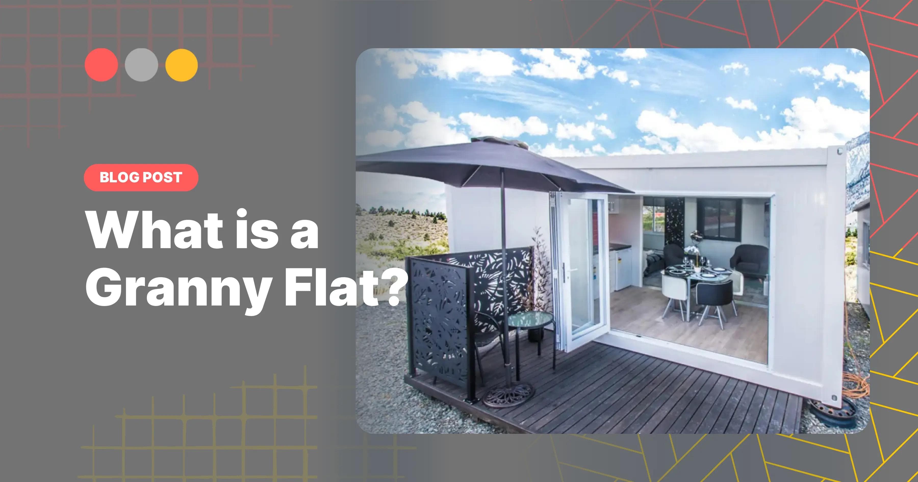 What is a granny flat blog post cover