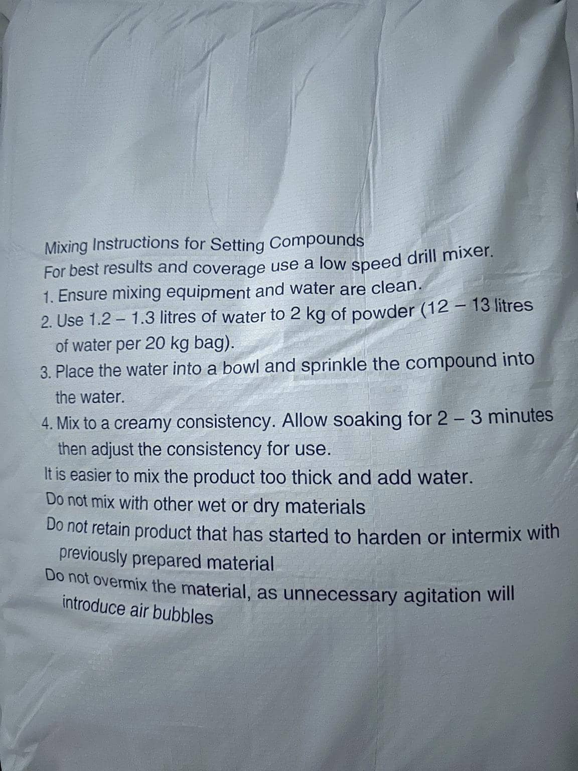 Image of the TITAN Joint Compound thats sold by Portable Building Specialists