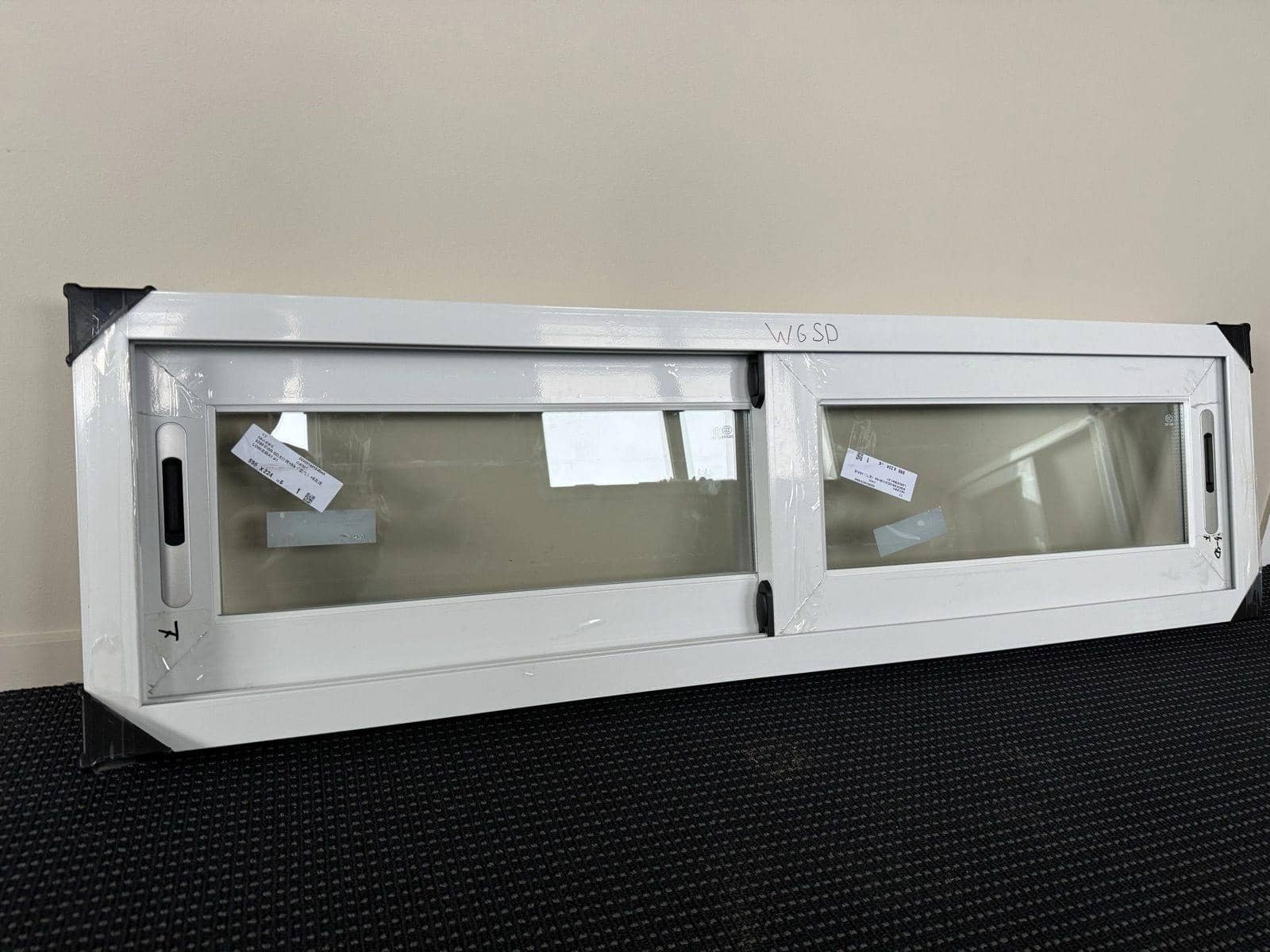 White Aluminium W6-SD Heavy Duty Exterior Sliding Window image 1