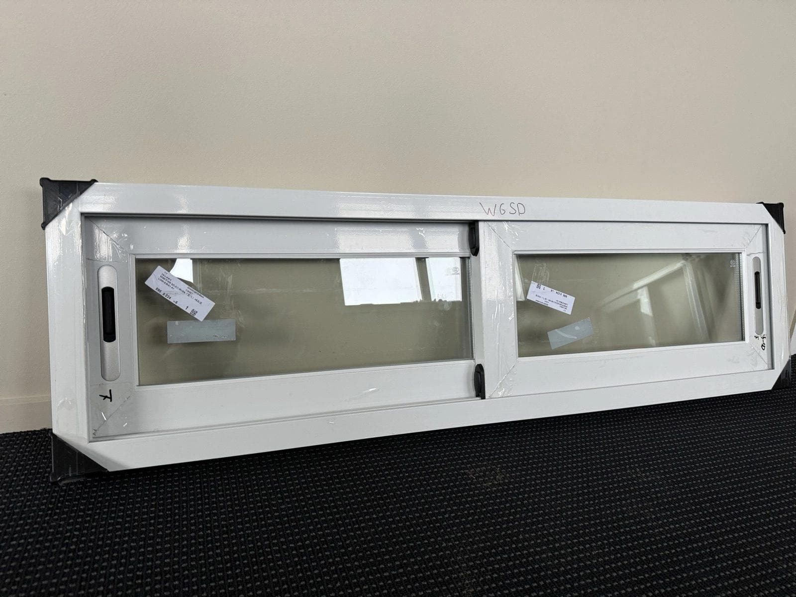 White Aluminium W6-SD Heavy Duty Exterior Sliding Window image 1