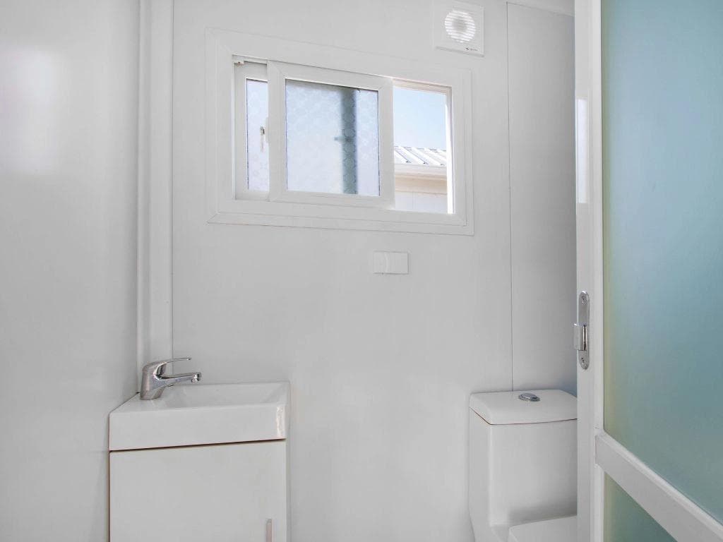 Cabin bathroom image