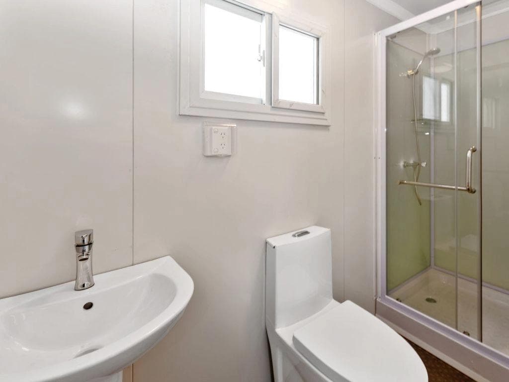 Cabin bathroom image
