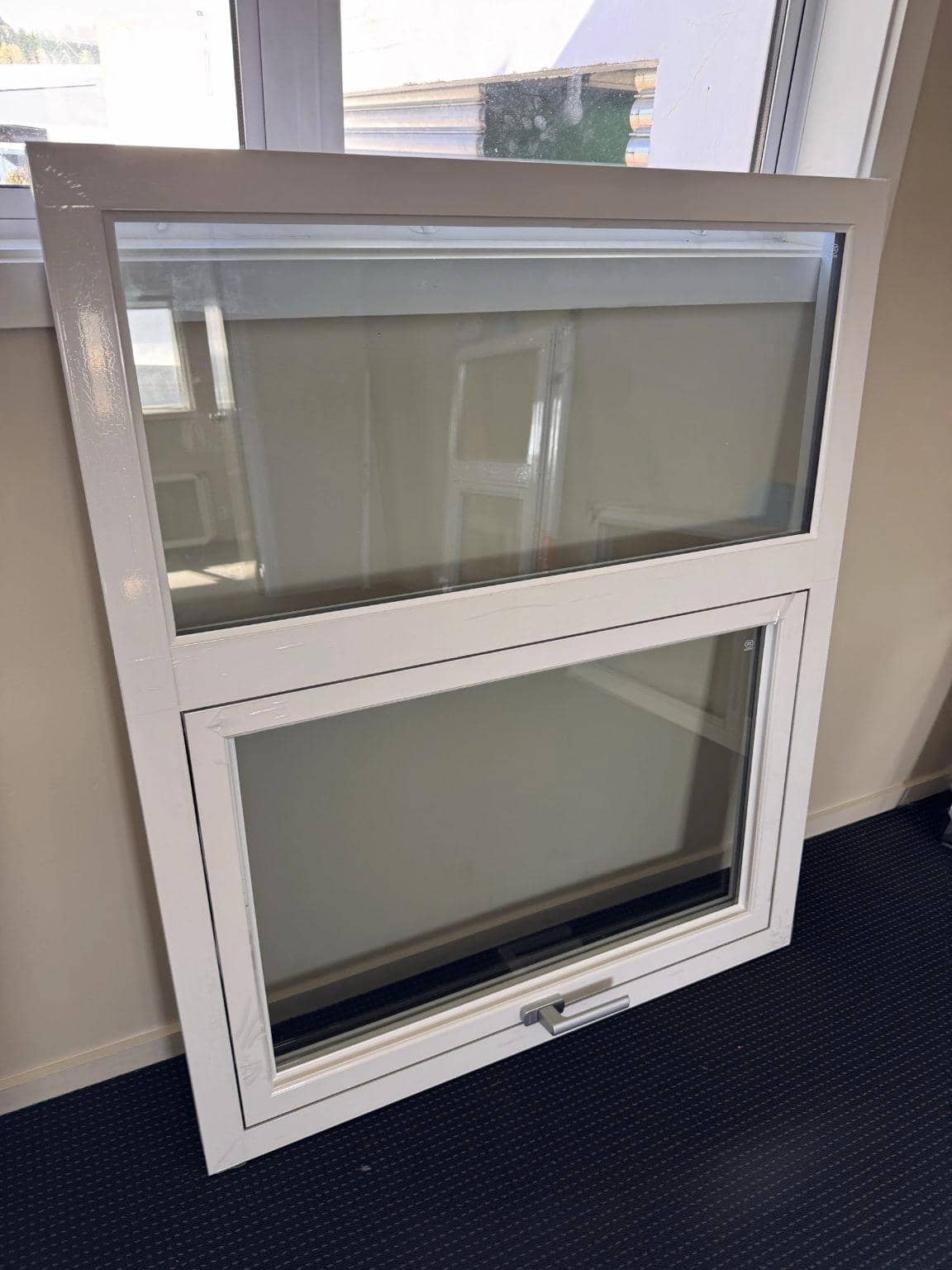 White Aluminium Top Hung Window image 8